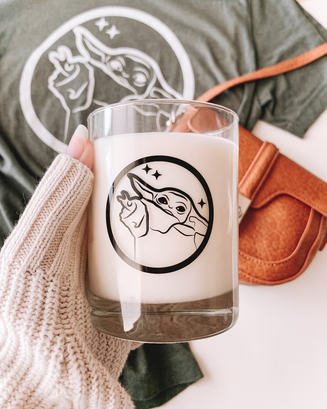 The Child Glass Candle