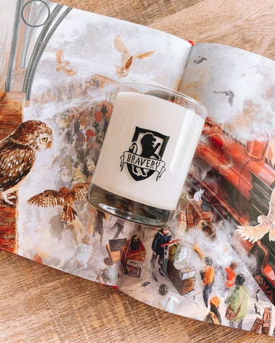 House Bravery Glass Candle