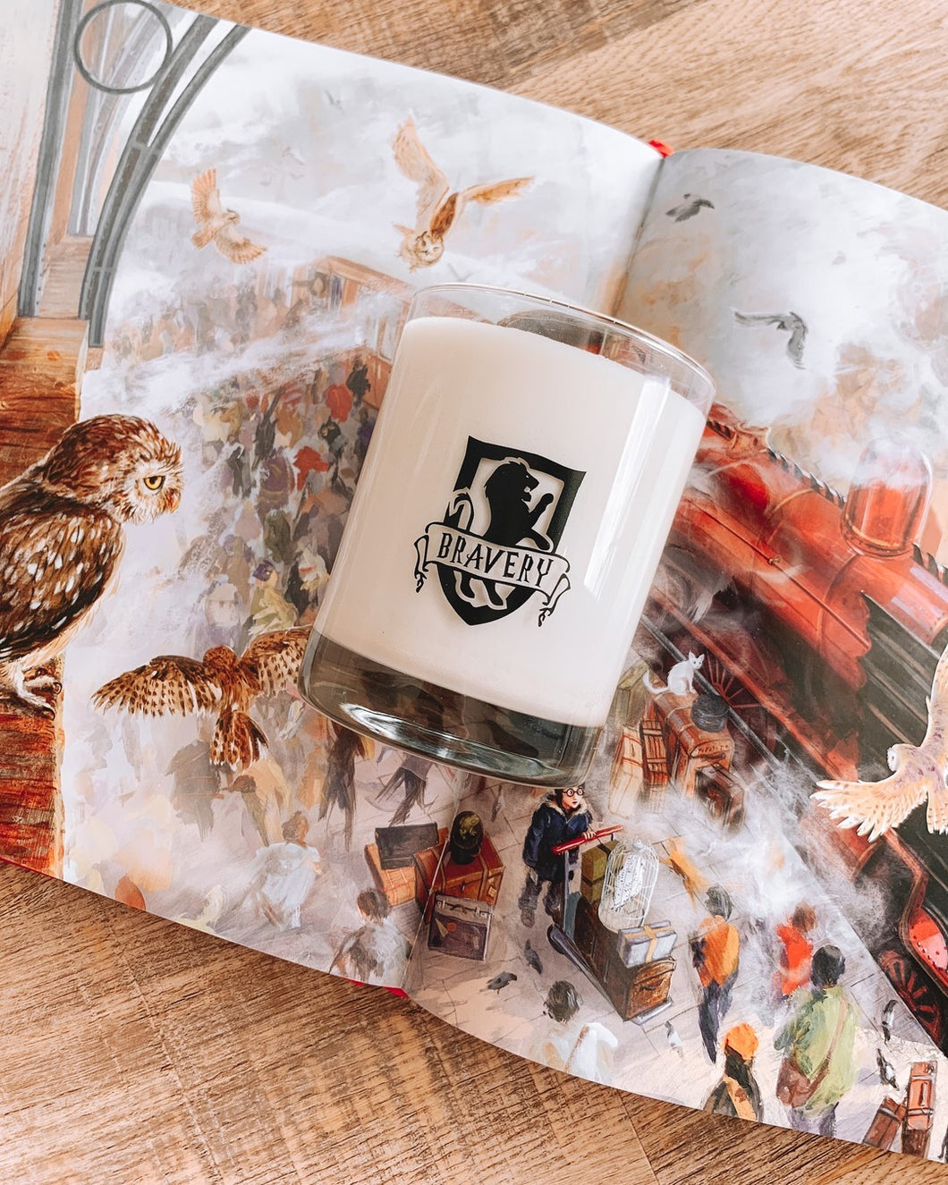 House Bravery Glass Candle