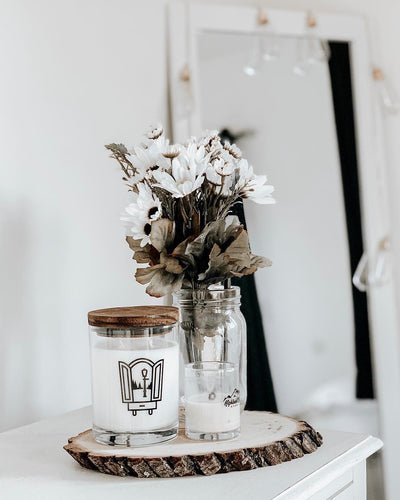 Narnian Glass Candle