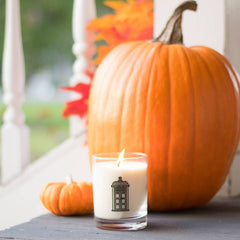 The Doctor Glass Candle