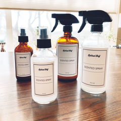 16oz Amber Glass Bottle Scented Spray