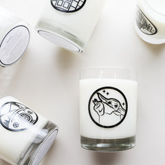 The Child Glass Candle